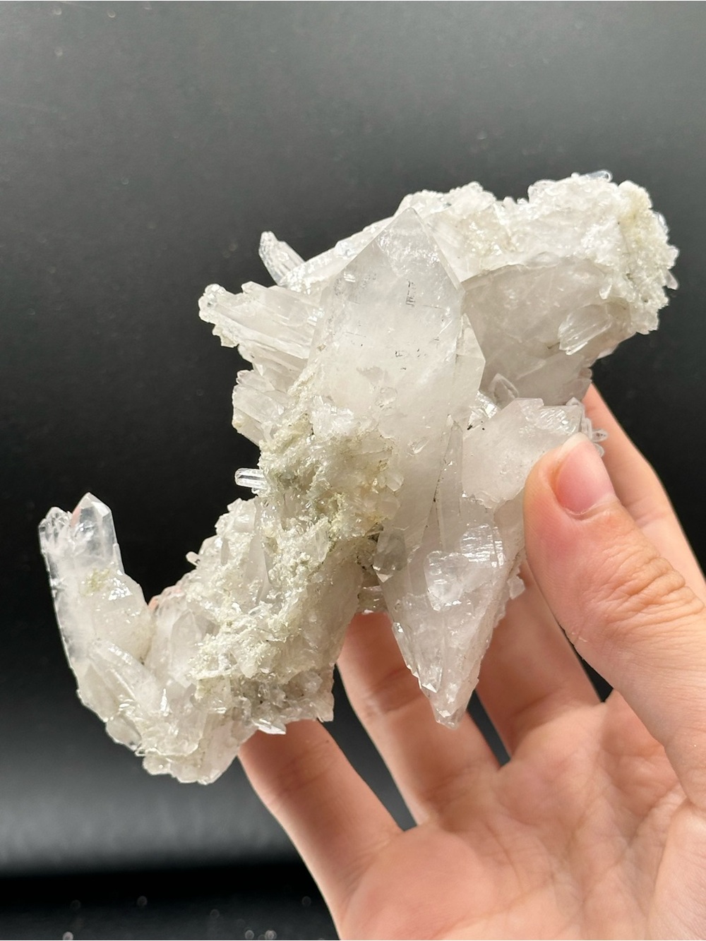 Arkansas Clear Quartz Cluster 🫧🤍🫧 ACQ38